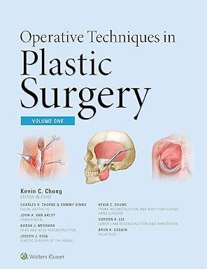 Operative Techniques in Plastic Surgery First, 3 Volumes Edition, Kindle Edition